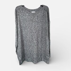 Old Navy Cozy Knit Sweater - white /black XL